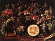 Fruit, Vegetables and a Butterfly BONZI, Pietro Paolo